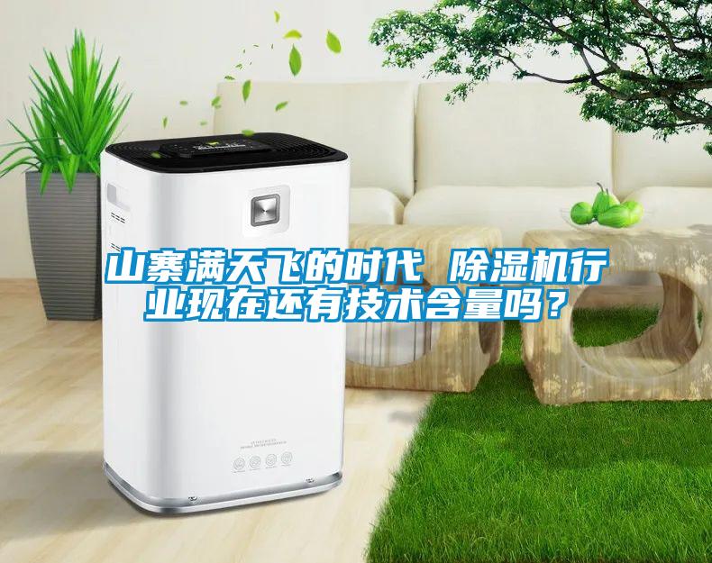 山寨滿天飛的時代 除濕機行業現在還有技術含量嗎？