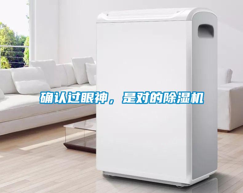 確認過眼神，是對的除濕機