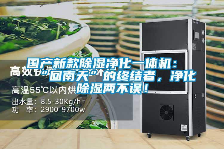 國產新款除濕凈化一體機：“回南天”的終結者，凈化除濕兩不誤！