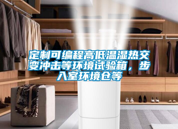 定制可編程高低溫濕熱交變沖擊等環(huán)境試驗(yàn)箱，步入室環(huán)境倉(cāng)等
