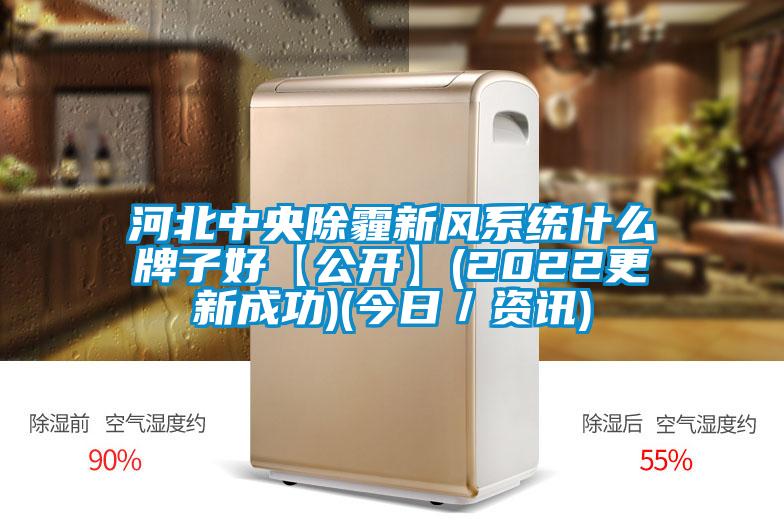 河北中央除霾新風(fēng)系統(tǒng)什么牌子好【公開(kāi)】(2022更新成功)(今日／資訊)