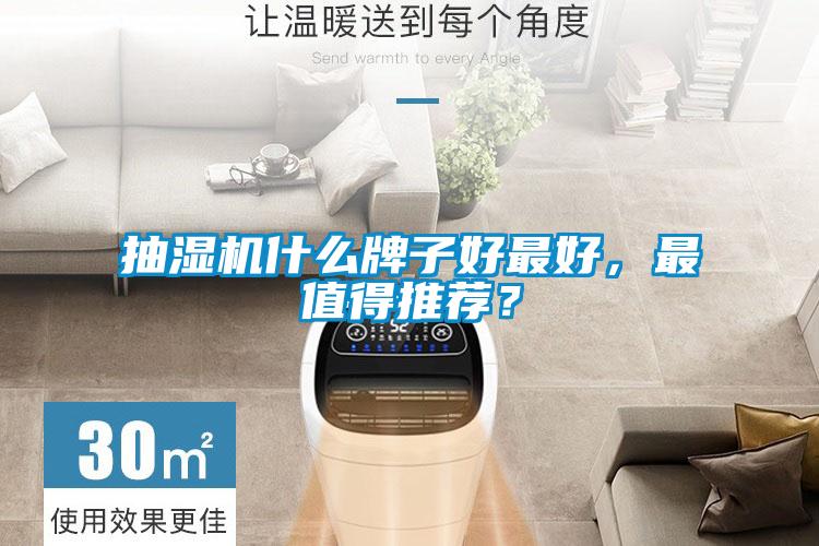 抽濕機(jī)什么牌子好最好，最值得推薦？
