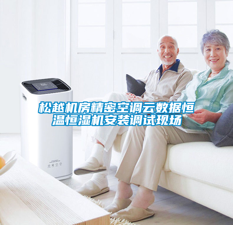 松越機房精密空調云數(shù)據(jù)恒溫恒濕機安裝調試現(xiàn)場