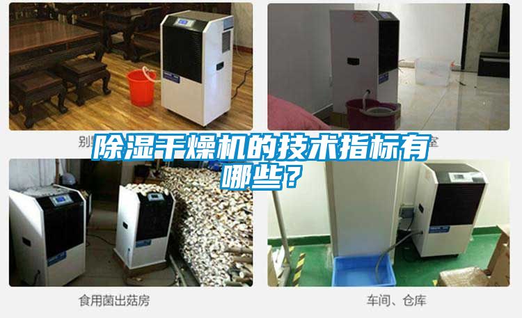 除濕干燥機的技術指標有哪些？