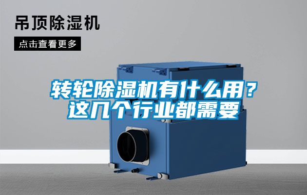 轉輪除濕機有什么用？這幾個行業(yè)都需要
