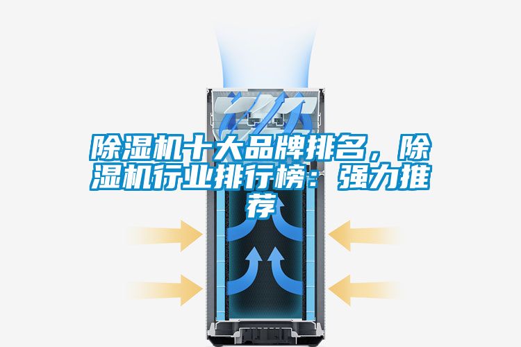除濕機十大品牌排名，除濕機行業排行榜：強力推薦