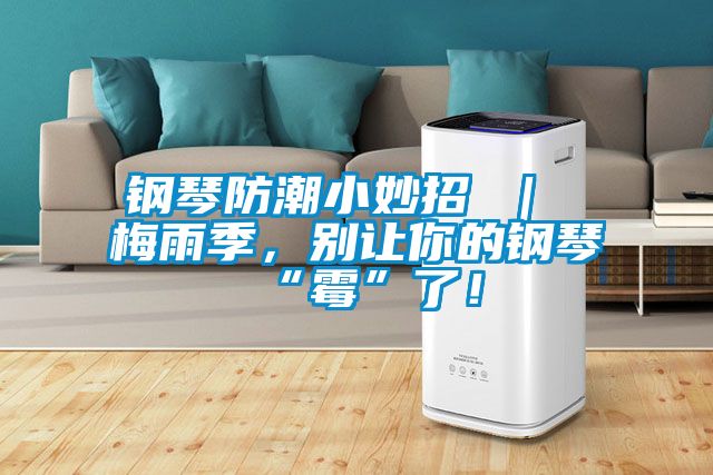 鋼琴防潮小妙招 ｜ 梅雨季，別讓你的鋼琴“霉”了！