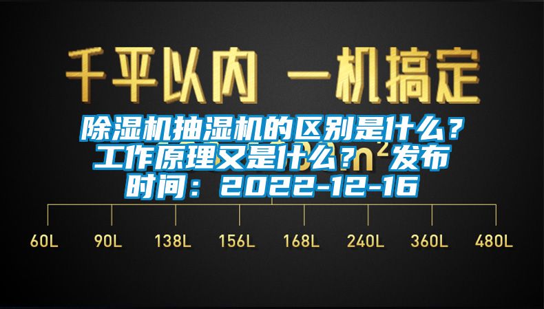 除濕機(jī)抽濕機(jī)的區(qū)別是什么？工作原理又是什么？ 發(fā)布時(shí)間：2022-12-16