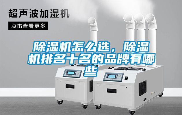 除濕機(jī)怎么選，除濕機(jī)排名十名的品牌有哪些