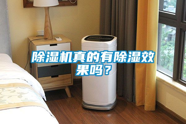 除濕機真的有除濕效果嗎？