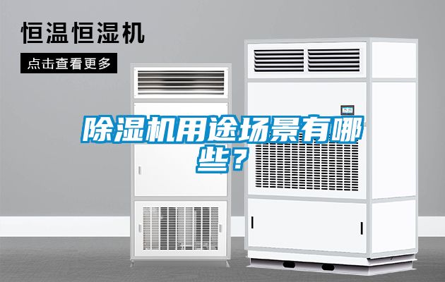 除濕機用途場景有哪些？