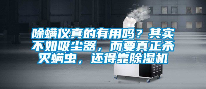 除螨儀真的有用嗎？其實不如吸塵器，而要真正殺滅螨蟲，還得靠除濕機